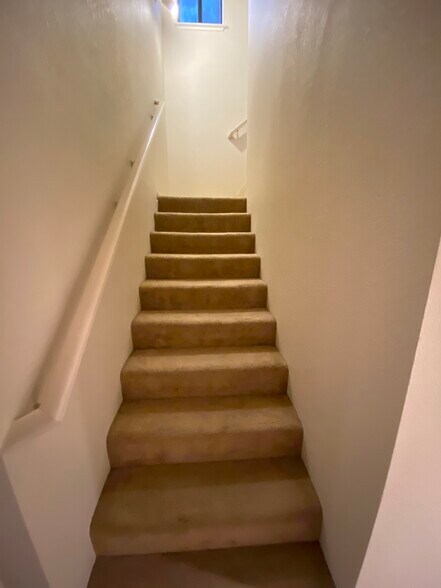 Stairs leading to top floor - 445 Willow Ave