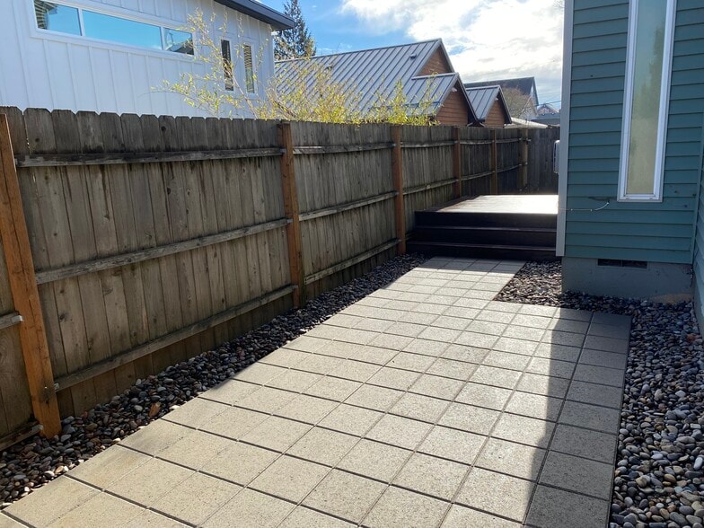 back yard- north - 1815 SE Harney St