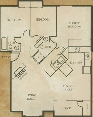 3 Bedrooms / 2 Bathrooms - Providence Landing