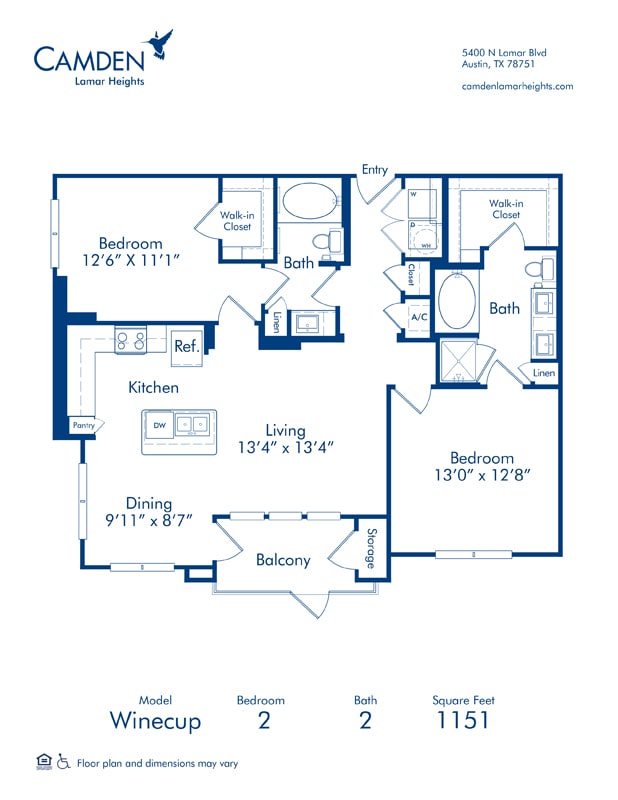 Floorplan - Camden Lamar Heights
