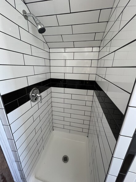 New subway tile walk in shower - 1531 State St