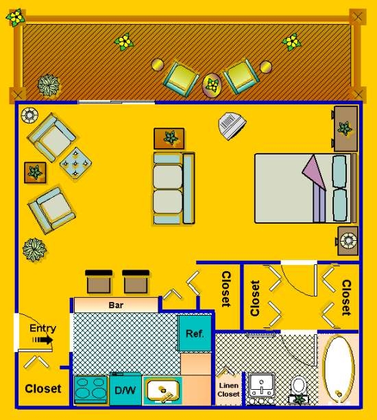 Studio - Foxes' Lair Apartments