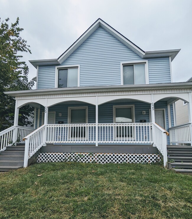 Duplex front, 125 is right half - 129 Dakota Ave