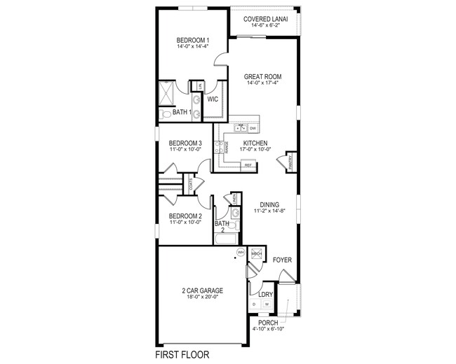 Allex Floor Plan - Bayport Place