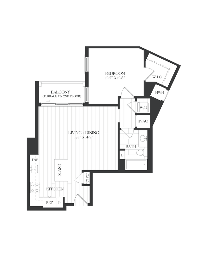 Floorplan - The Barrett at Chevy Chase Lake