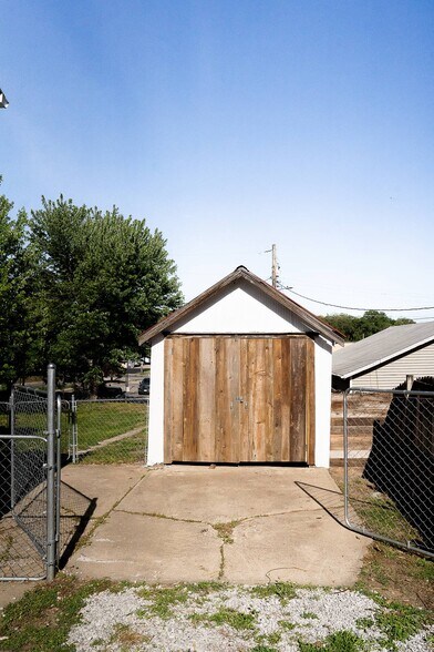 storage shed. Not large enough for vehicle - 2229 N 7th St
