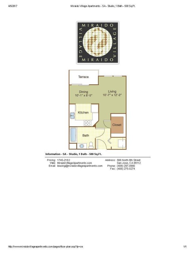 Floorplan - Miraido Village