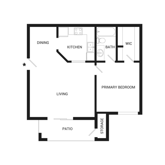 Floorplan - The Elise Apartments