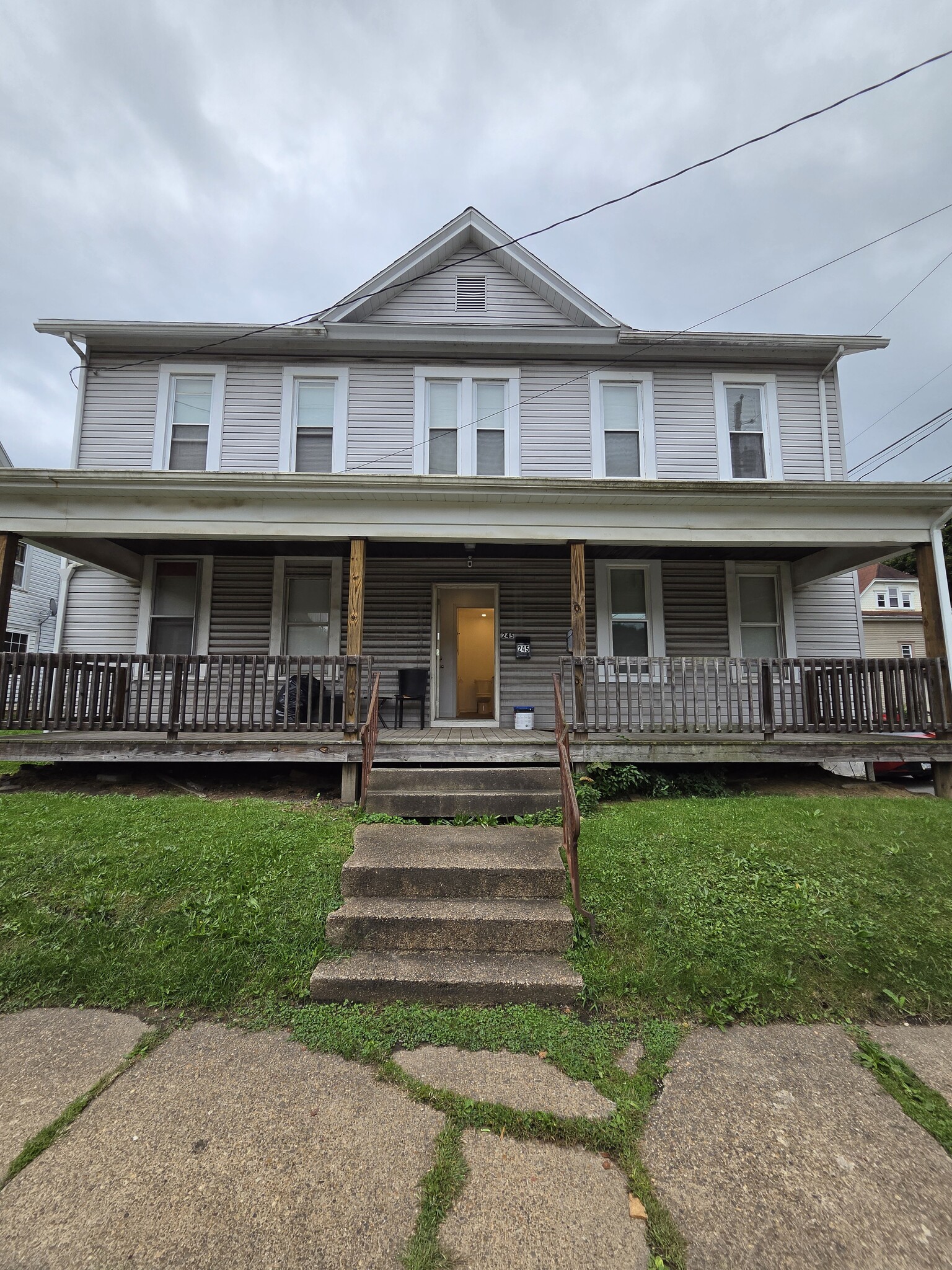 Front House with Porch - 245 W Brady St