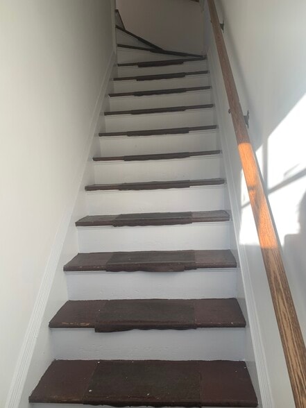 stairs up to apartment - 16 Paulison Ave