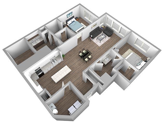 Floorplan - The Encore at Ingram Manor