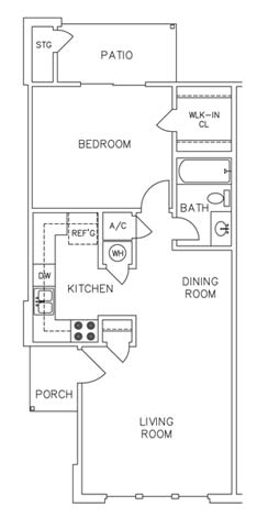 1BR/1BA - The Enclave