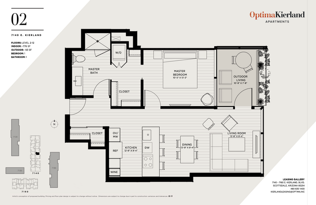 Floorplan - Optima Kierland Apartments