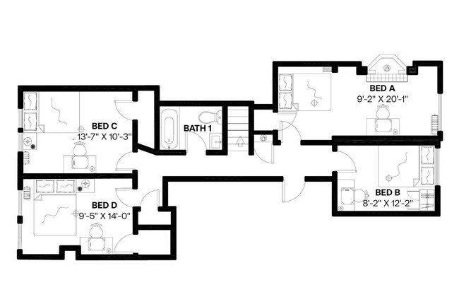 Building Photo - Private bedroom in 5 bed/2 bath Home
