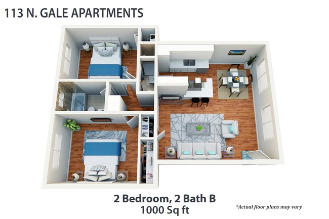 Floorplan - Gale Apartments