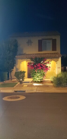 Ground lighting at front patio - 280 E Indigo Dr