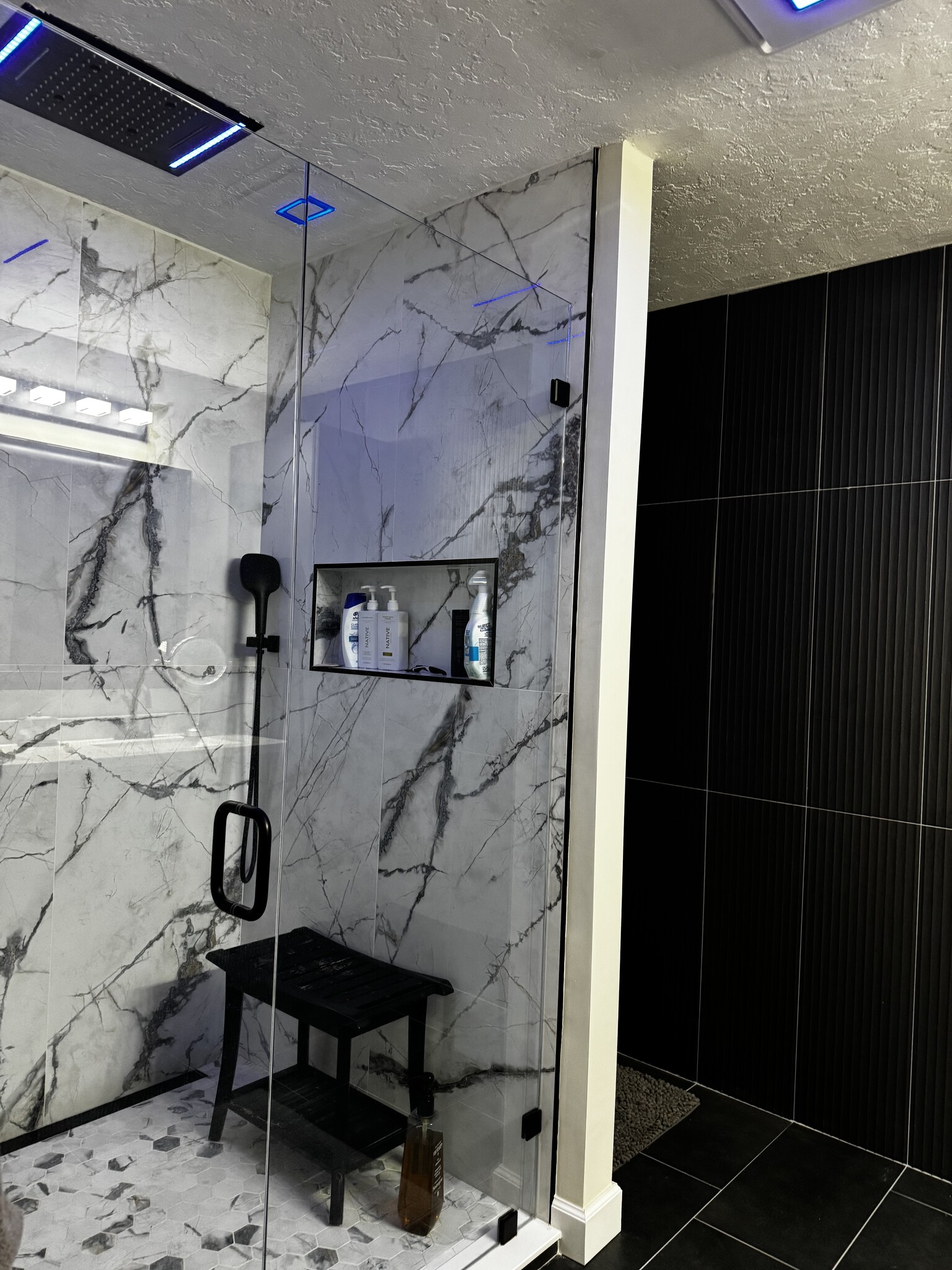 Master shower - 1042 Adams Rd