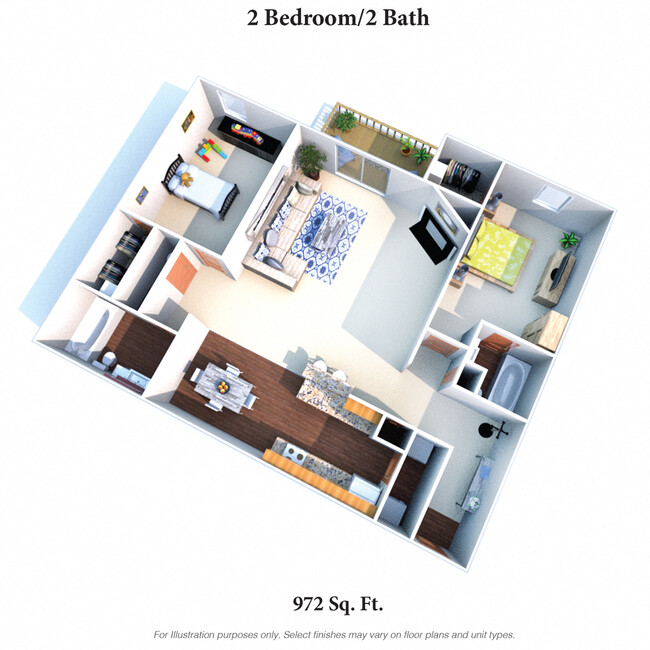 Floorplan - Deercross Apartments