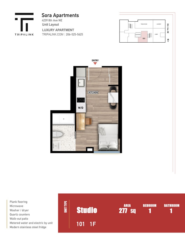 Floorplan - Sora Apartments