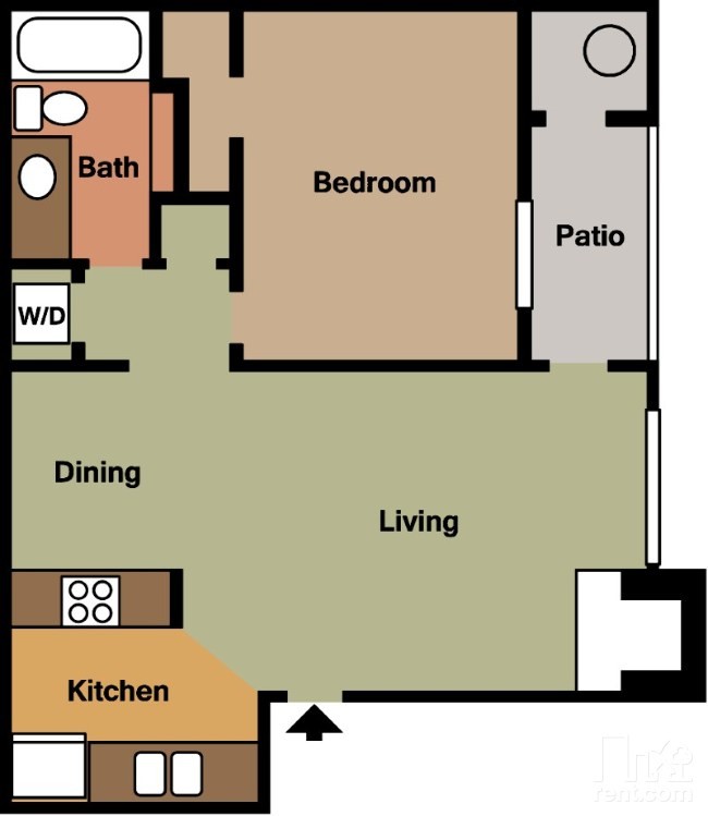 Floorplan - The Chase Apartments