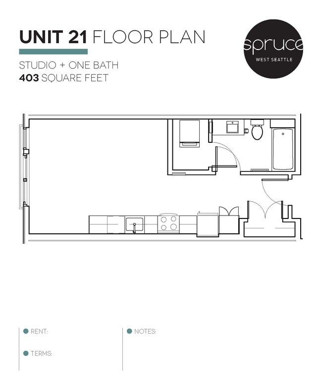 Floorplan - Spruce