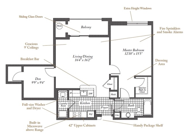 Floorplan - Evergreens at Columbia Town Center