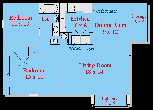 2BR/1BA - Silver Oaks II Apartments