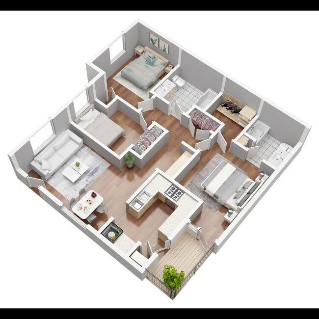 Floorplan - Burkburnett Residences