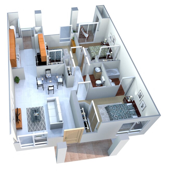 Floorplan - San Lucas Apartments