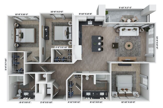 Floorplan - District 757 Apartments