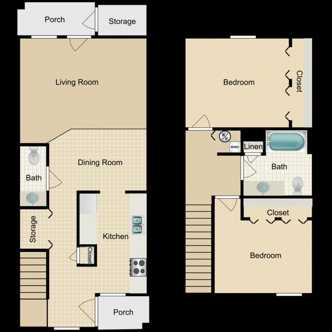 Floorplan - Whispering Oaks Apartments
