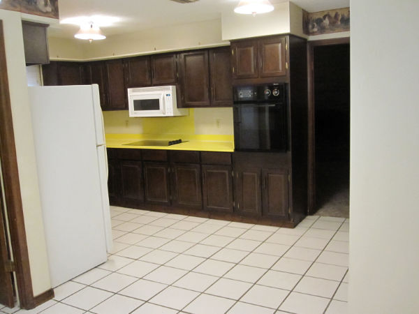 Kitchen from eating nook - 607 Cox Ave