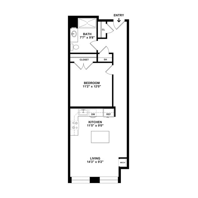 Floorplan - The Residences on Appleton, A 55+ Community