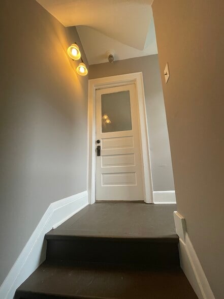 rear stair - 2485 N Frederick Ave