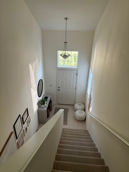 front entrance upstairs view - 5671 NE Canard Dr