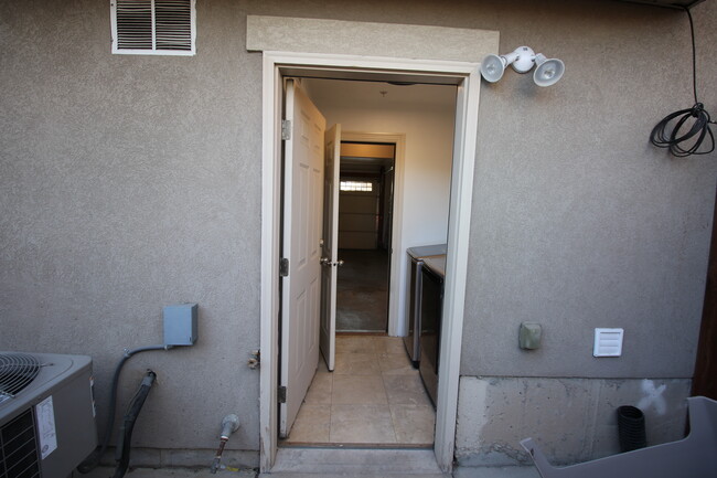 Patio (view from outside through to garage) - 625 E 200 S
