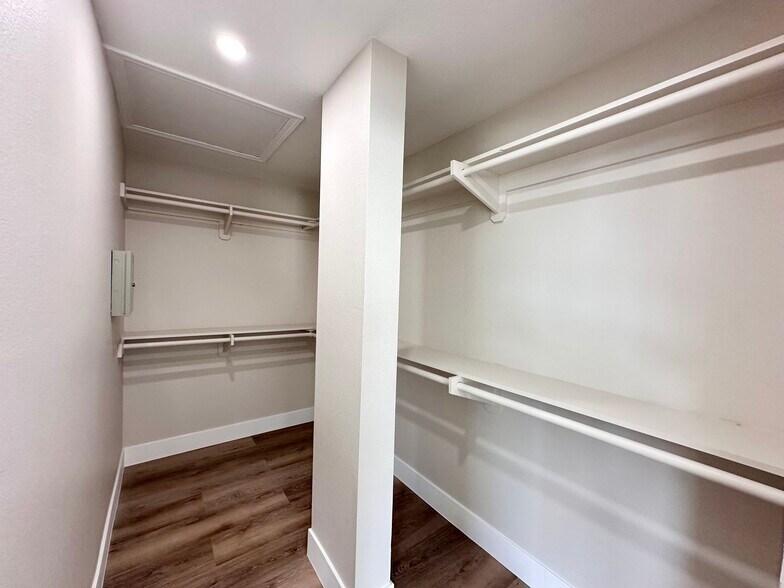 Primary bedroom walk in closet - 770 W 2nd St