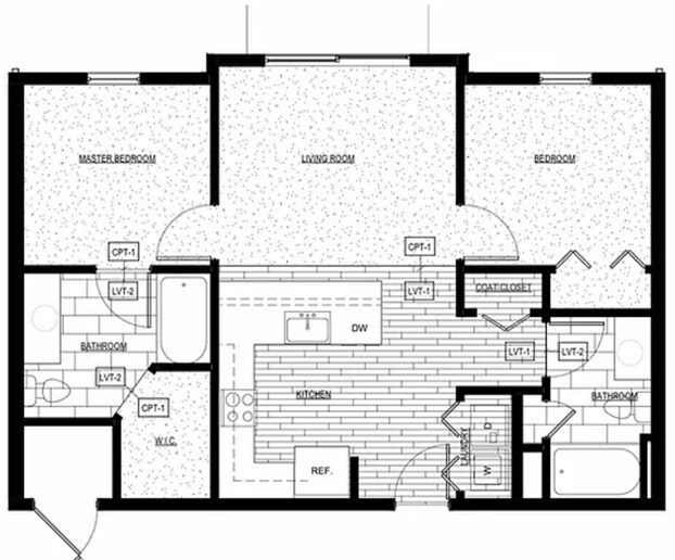 Floorplan - Perrywood Apartments