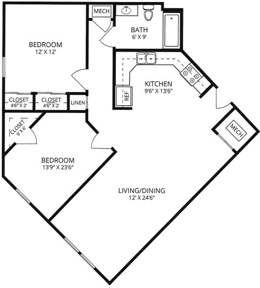 Floorplan - The LUXE Residences of Aurora