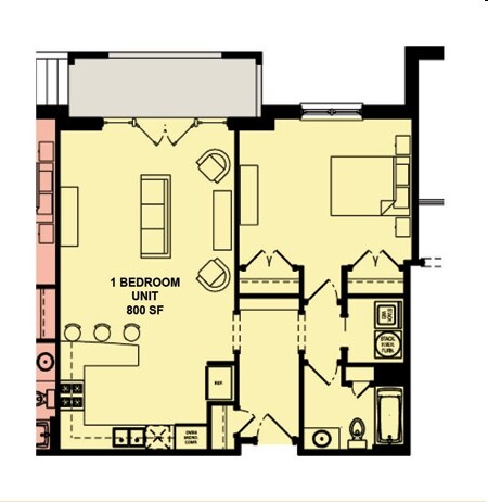 1BR/1BA - Dilworth Walk