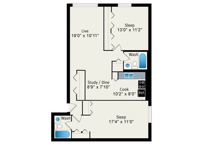 Floorplan - Reside 707