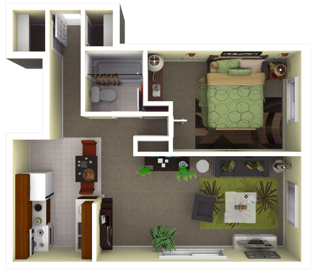 Floorplan - Larpenteur Manor Apartments