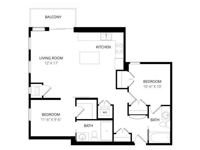 Floorplan - Vue Apartment Homes