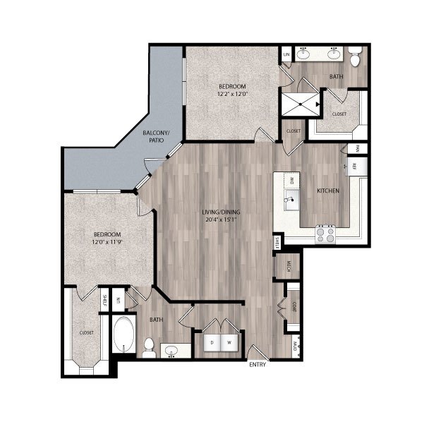 Floorplan - The Edison at Frisco