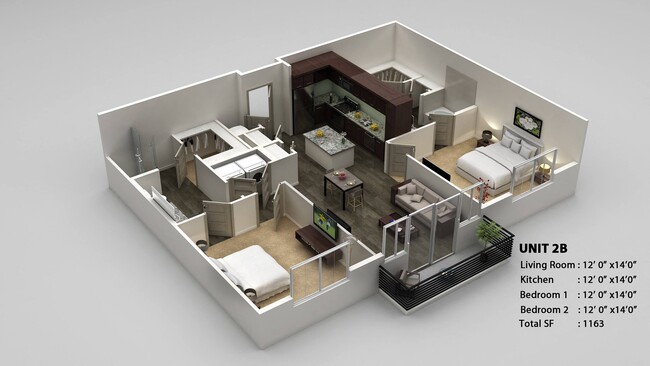 Floorplan - Infinity on Yorktown