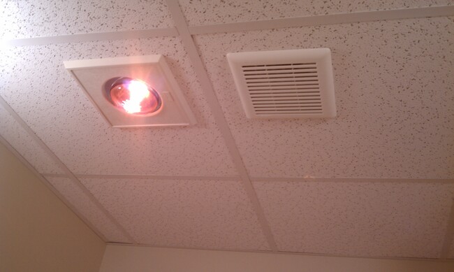 Bathroom ceiling heater! - 533 Washington Ave