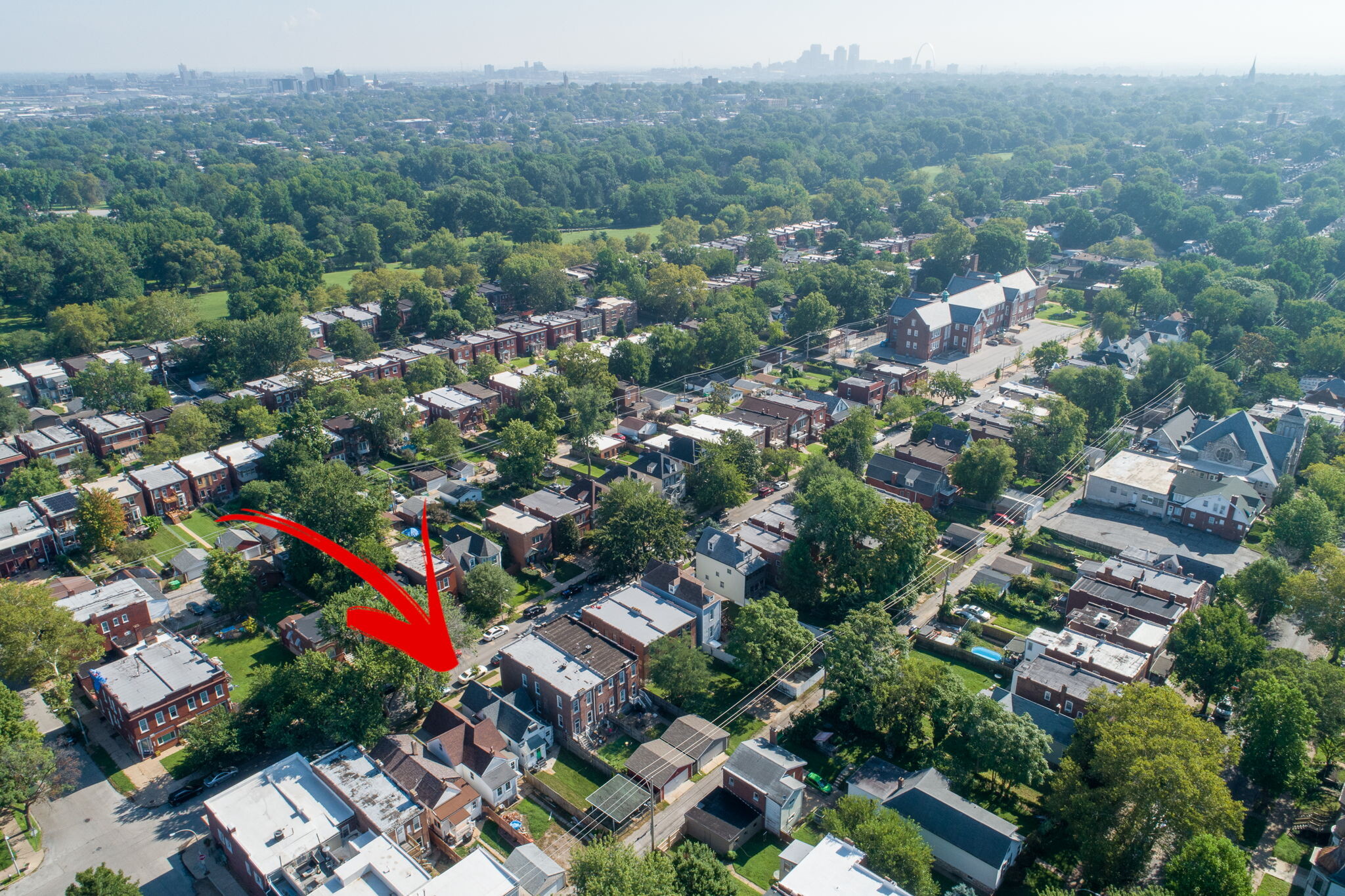 Overhead Towards Arch - 4160 Juniata St