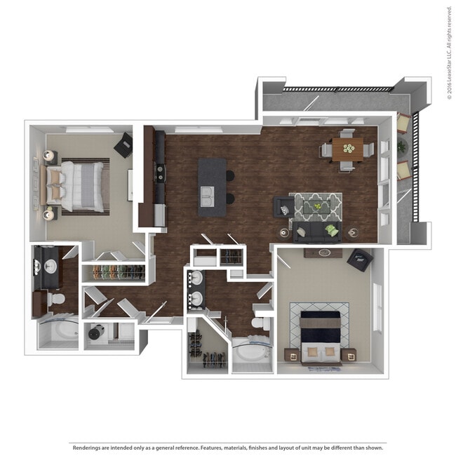 B3 Floor Plan - Anatole at City View
