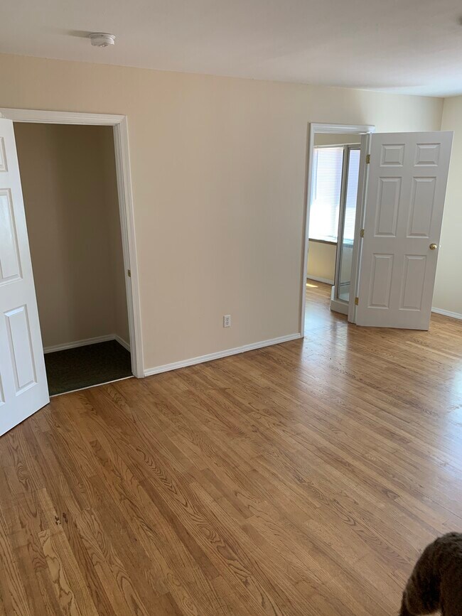 Master bedroom with large walk in closet and shower - 2033 Mount Washington Ave