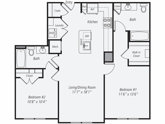 Floorplan - Avalon North Bergen